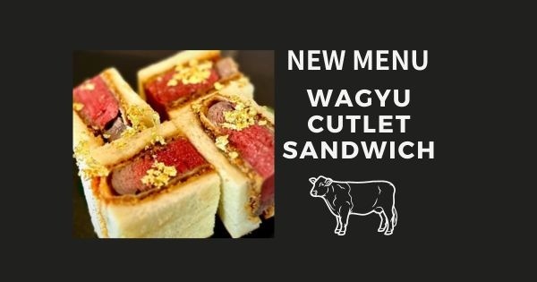 Top quality WAGYU cutlet sandwich